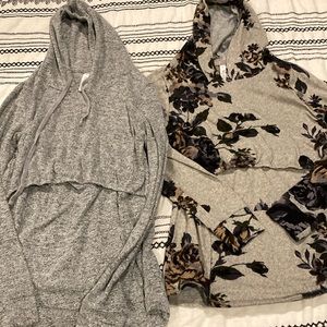 Two Latched Mama Drawstring Hoodies